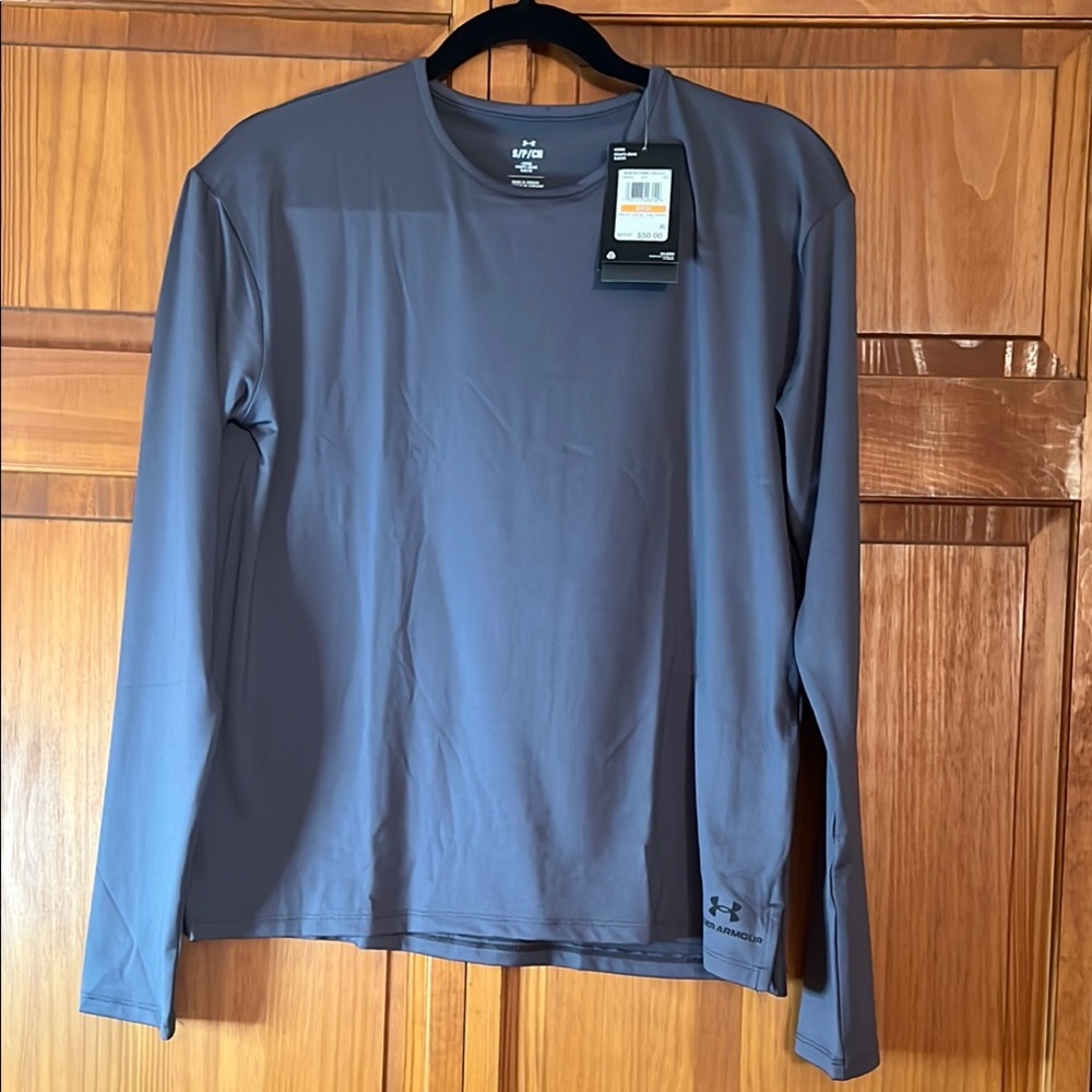 Under Armour Men's Gray Long Sleeve Shirt
